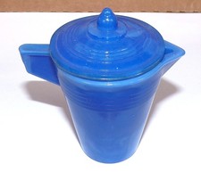 J. Pressman Royal Blue Teapot With Lid - Akro Agate Childs Tea Set