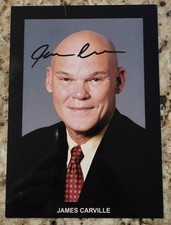 James Carville Signed Autographed 4x6 Photo - Political Consultant Strategist