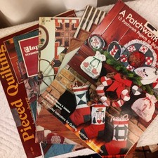 Vintage 5 Quilt Pattern Paperback Books 1980-88