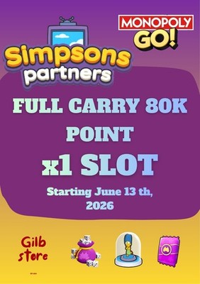 MONOPOLY_GO | SIMPSONS_PARTNER_EVENT | STARTING_13TH_JUNE_26 | x1_SLOT   