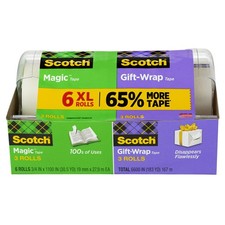 🔥 [Scotch] NEW, Magic & Gift Wrap Tape 6 Rolls 6600 in | Free Shipping