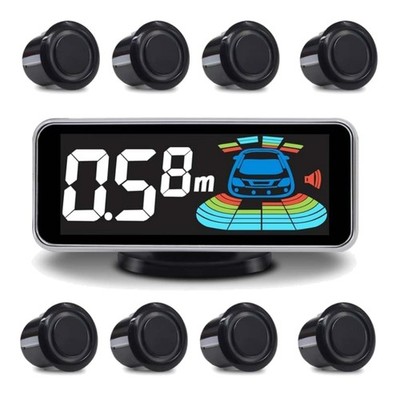 Modern Backup Parktronic System with 8 Sensors and Sound Warning for Your Car
