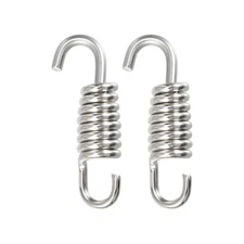 X AUTOHAUX 2 Pcs Universal Exhaust Pipe Spring for Motorcycles 43mm 1.69" Sta...