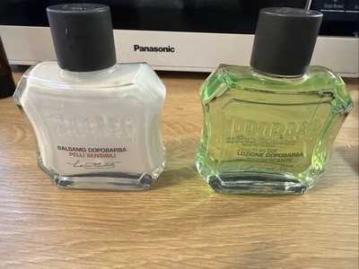 LOT OF 2 PRORASO AFTERSHAVE REFRESHING 3.4OZ EACH  GREEN RINFRESCANTE