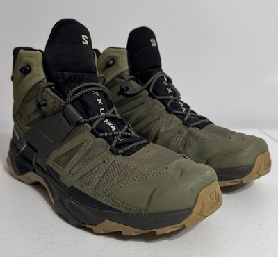 Salomon X Ultra 4 Mid GTX Hiking Boots Men s 14 Black Waterproof
