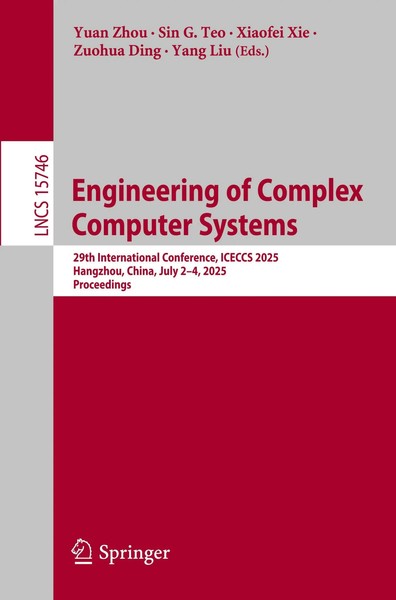 Engineering Of Complex Computer Systems | Yuan Zhou (U. A.) | Englisch | Buch-image