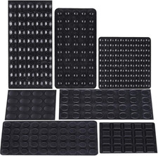 318 Pieces Black Rubber Feet Bumper Pads Self Stick Noise Dampening Bumper Fe...