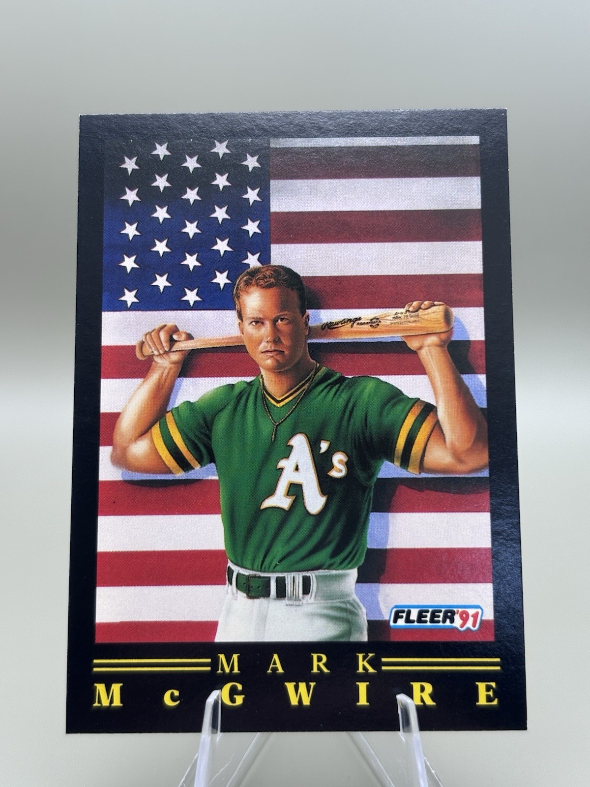 1991 Fleer - Pro-Vision Mark McGwire #4