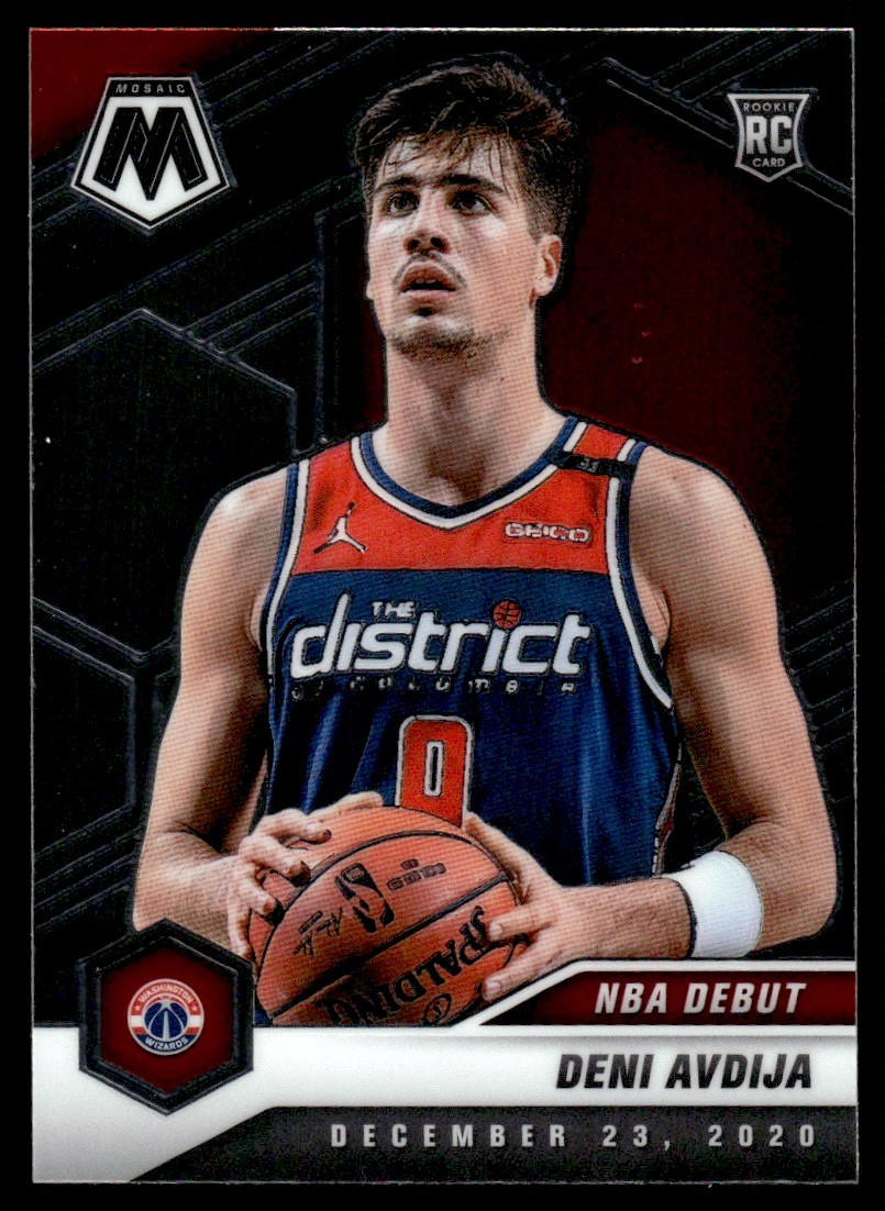 2020-21 Panini Mosaic Deni Avdija Rookie Washington Wizards #272