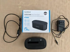 ORICO 2.5/3.5 Inch Hard Drive Dock (6218US3) in Mint Condition