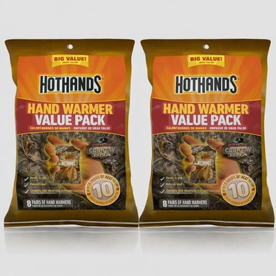 Hothands Hand  Warmer Value Pack- LOT OF 2 - 16 pairs total