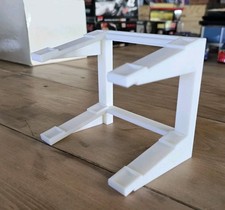 2 Tier 1:24 White Nascar Diecast Display Stand PLA Redesigned