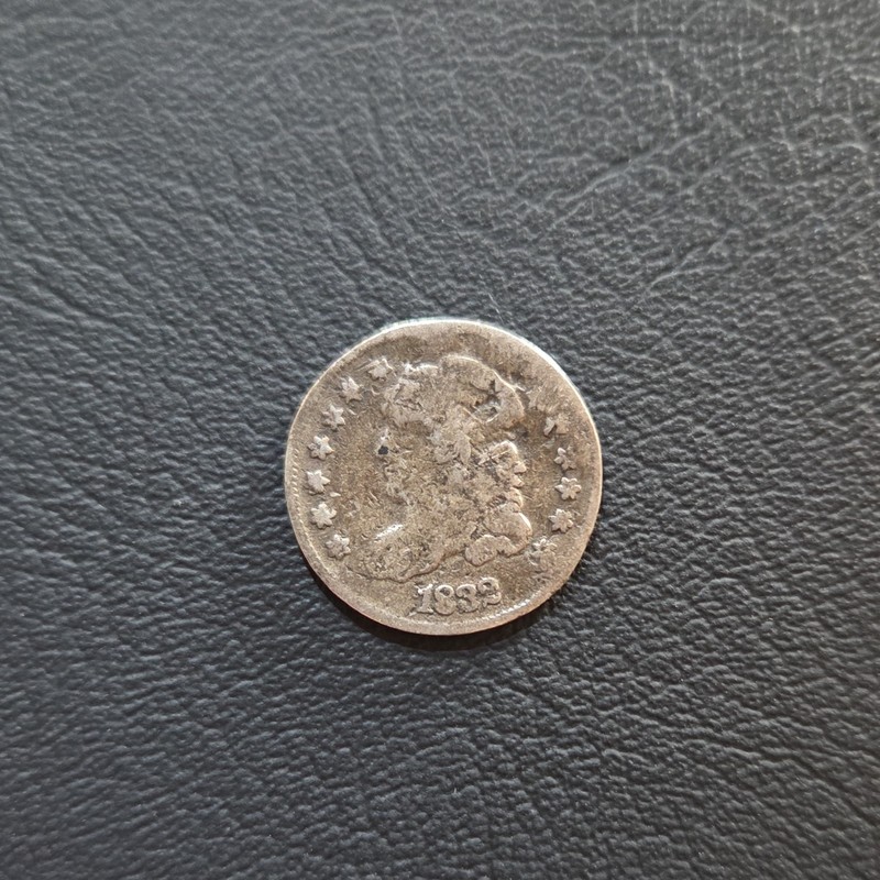 1832 Capped Bust HALF Dime Silver Philadelphia 5C KM#28 US Coin