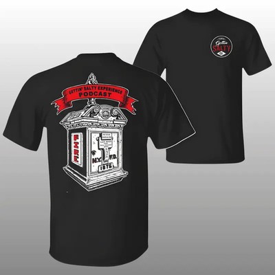 Gettin Salty Experience FDNY Fire Box T-Shirt, 2 Sides, Vintage 1075 Fire Alarm
