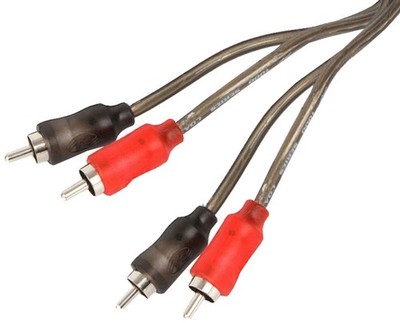 Stinger SI123 Car Audio 1000 Series 3' Rca Twisted Interconnect Amp Signal Cable