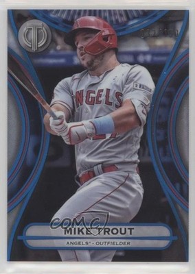 2025 Topps Tribute Blue 32/150 Mike Trout #19 13ql
