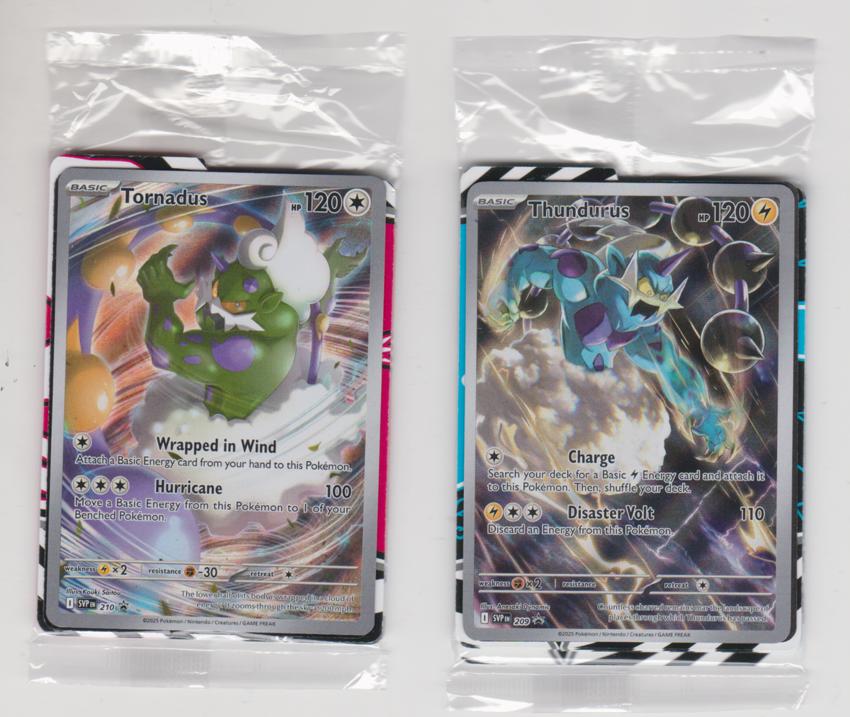 未開封プロモカード ボルトロス・トルネロス Thundurus Tornados 未