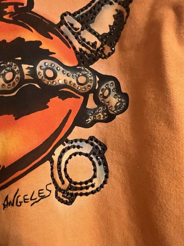 The Great China Wall LA VTG RARE Hoodie Sweatshirt Swarovski Crystals Men’s S - Picture 14 of 22