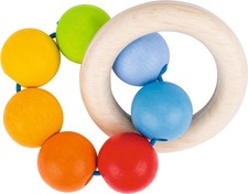 Goki علامة تجارية rattles. Model Rainbow خاتم