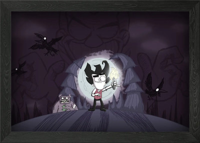 Don't Starve Gerahmtes Wandbild Poster Leinwanddruck Bild
