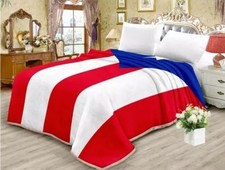 PUERTO RICO FLAG BED SHEET SET OF FOUR KING SIZE 