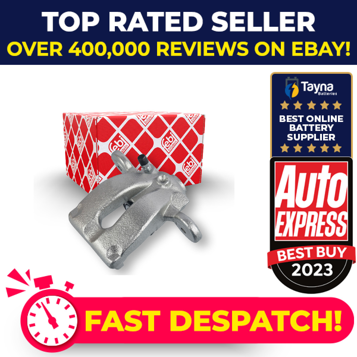 Brake Caliper Rear Right 181164 Febi 34216768192 34216776378 Quality Guaranteed