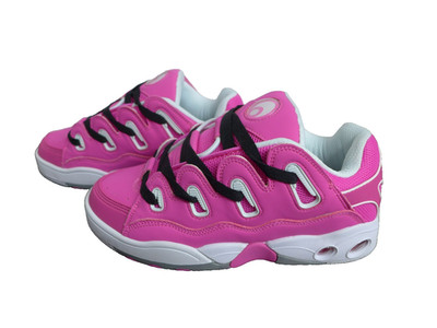 Osiris D3 OG Mens Bright Pink White Athletic Shoes Size 9 New