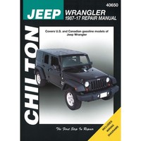 Jeep Wrangler 1987-2017 Us Usa Kanada Import Reparaturhandbuch Chilton