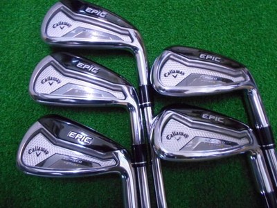 Callaway Rechtshänder Eisensatz EPIC FORGED STAR 6-9, Pw NS PRO ZELOS 7 Flex S