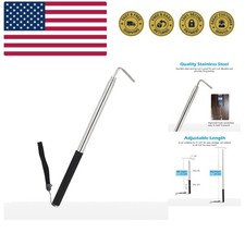 RV Awning Rod Opener Easy Telescopic Puller 13-3/4" to 44-3/4" Stainless Ste...