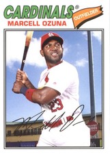 2018 Topps Archives #136 Marcell Ozuna - BB