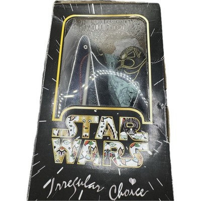 Irregular Choice Star Wars Darth Vader Black Glitter Flats Disney Parks 4050-35A