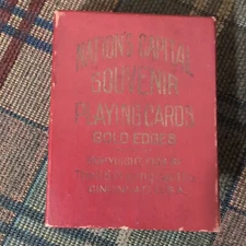 1909 US Playing Card Co Nation's Capital Souvenir Playing Cards