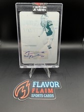 2018 Optic Cyan Plate 1/1 Tremaine Edmunds Autograph