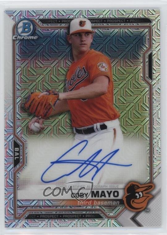 2021 Bowman Mega Box Chrome Mojo Auto Coby Mayo #BMA-CM Auto