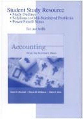 Student Study Resource : Study Outlines ; Solutions to Odd-Number
