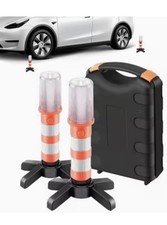 LED Warnlichter Set 2 Stück mit Magnet & Koffer, Notfälle