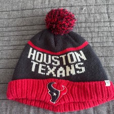 47 Brand NFL Houston Texans Knitted Beanie Adult Unisex Red Blue Logo Hat