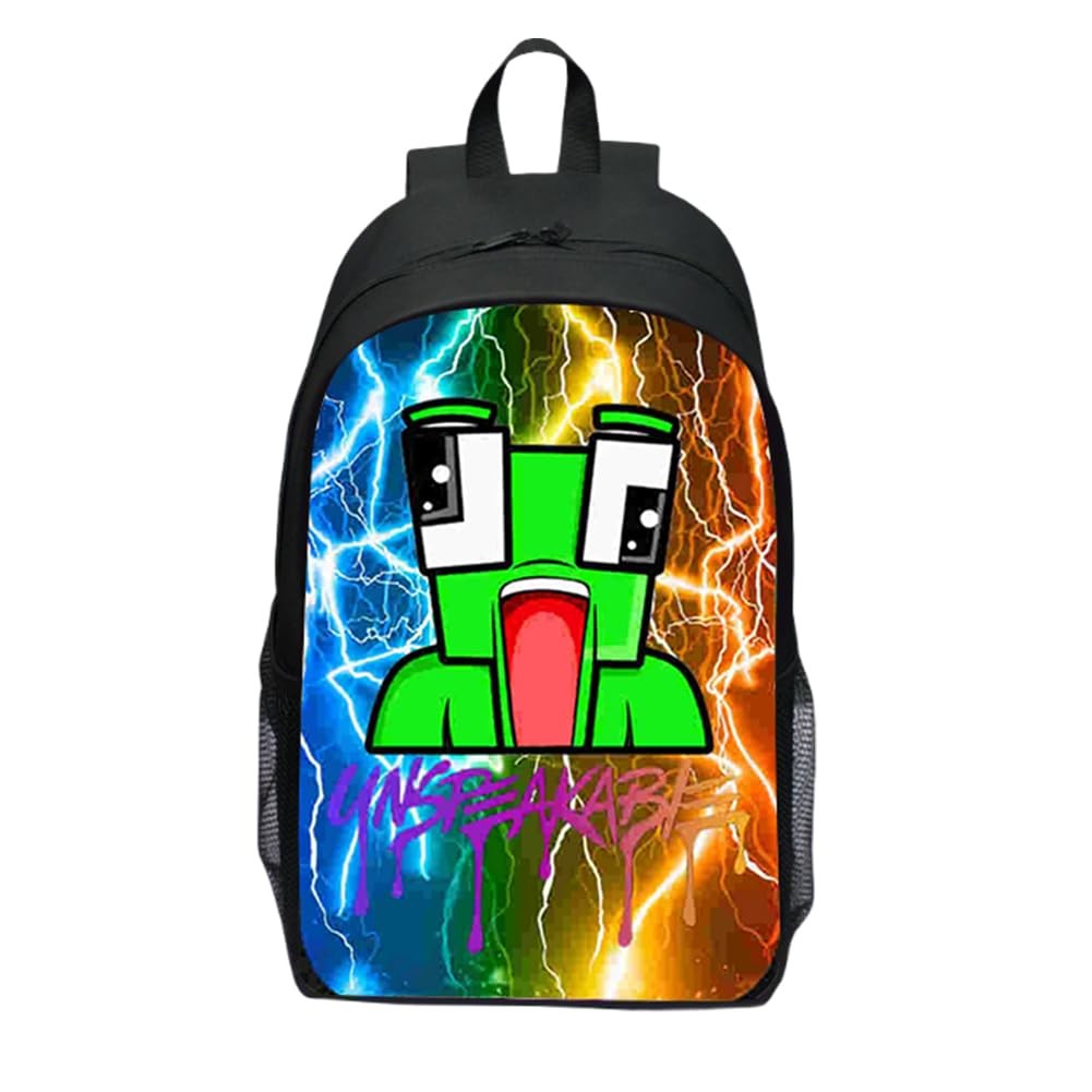 Cartoon Anime Backpack Kids Backpacks, Children's School Bag S, Green