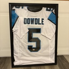 Rico Dowdle Signed Football Jersey, Carolina Panthers, Framed, Beckett COA