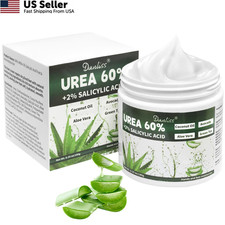 60 Urea Cream with 2 Salicylic Acid Dead Skin Callus Remover for Feet 6.35 oz