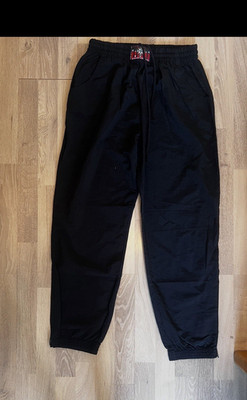 Crane Herren Jogginghose Gr. S Schwarz   Vintage 90er Jahre, Retro Style