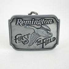 Remington Firearms First In The Field Belt Buckle Canada Goose Made In USA