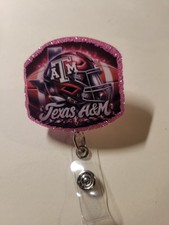Texas A M Retractable Badge Reel