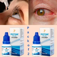 2 X Eye Drops Bio Organic herbals for eye care 10 ml Can cataracts non-carnosine