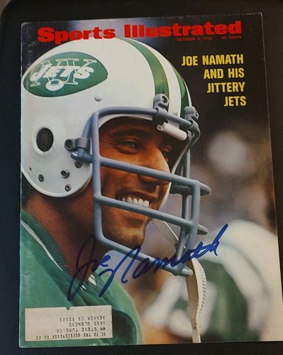 Joe Namath autograph