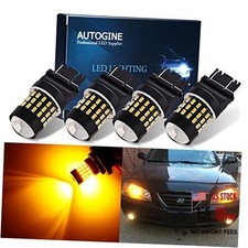 4 X Super Bright 9-30V 3157 3156 3057 3056 4157 LED Bulbs 3014 54 Amber Yellow