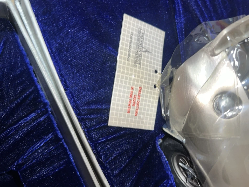 Franklin Mint Limited Edition Shelby Daytona Coupe in Fine Pewter 0257/1000 - Image 2 of 4