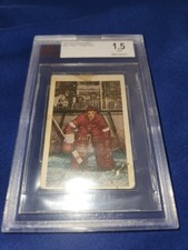 1952-53 Parkhurst TERRY SAWCHUK Red Wings 2nd year card #86 Graded PSA FR 1.5