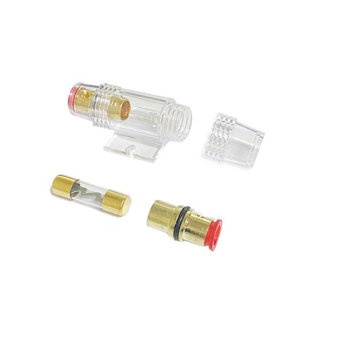 3x CAR STEREO AUDIO AGU 80A FUSE HOLDER 0 2 4 IN OUT GAUGE 80 AMP 80A - Picture 3 of 6
